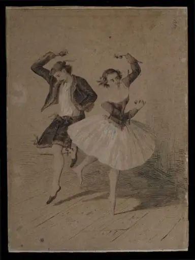 Fanny Cerrito and Arthur Saint-Leon