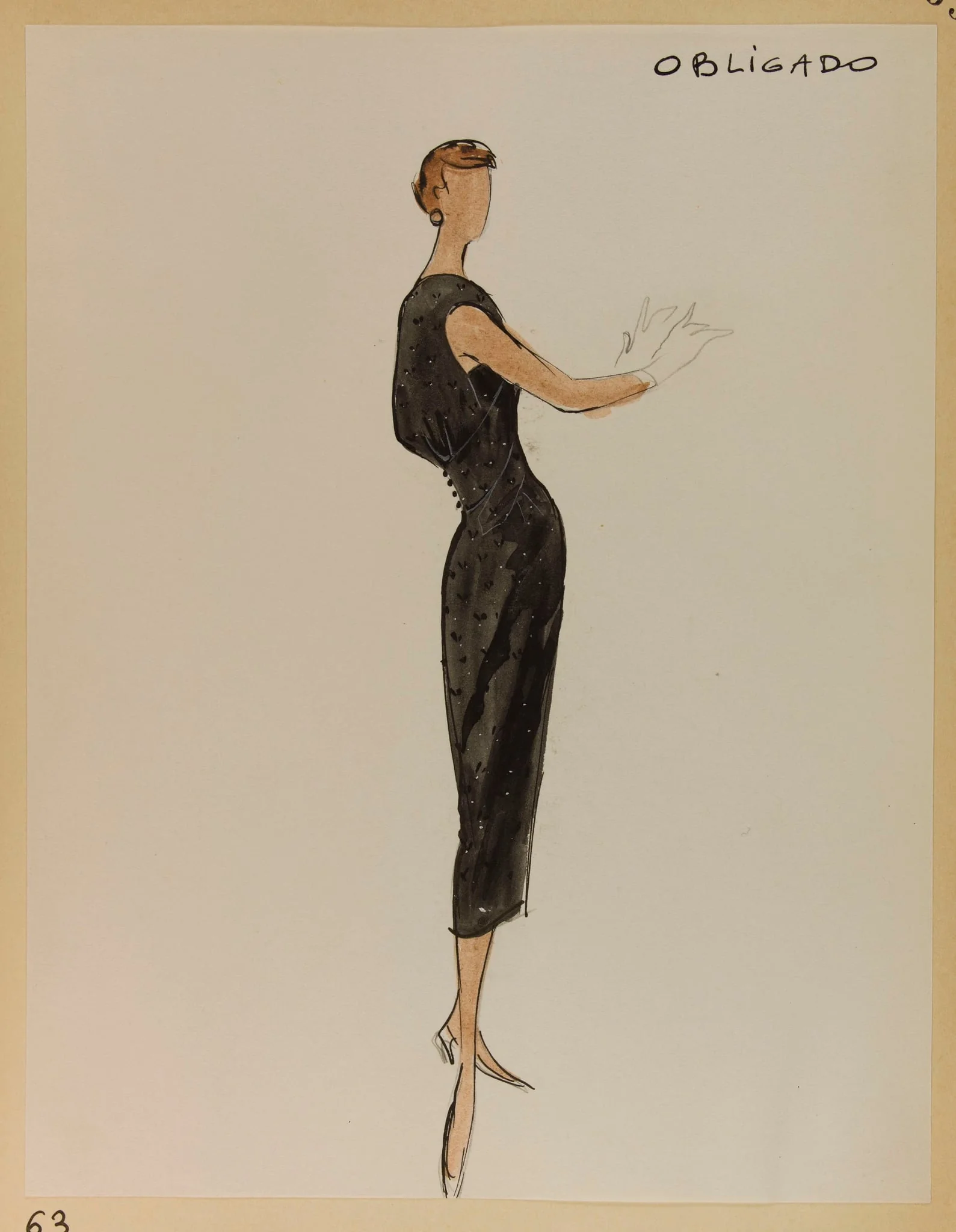 Obligado, by Carven, 1955