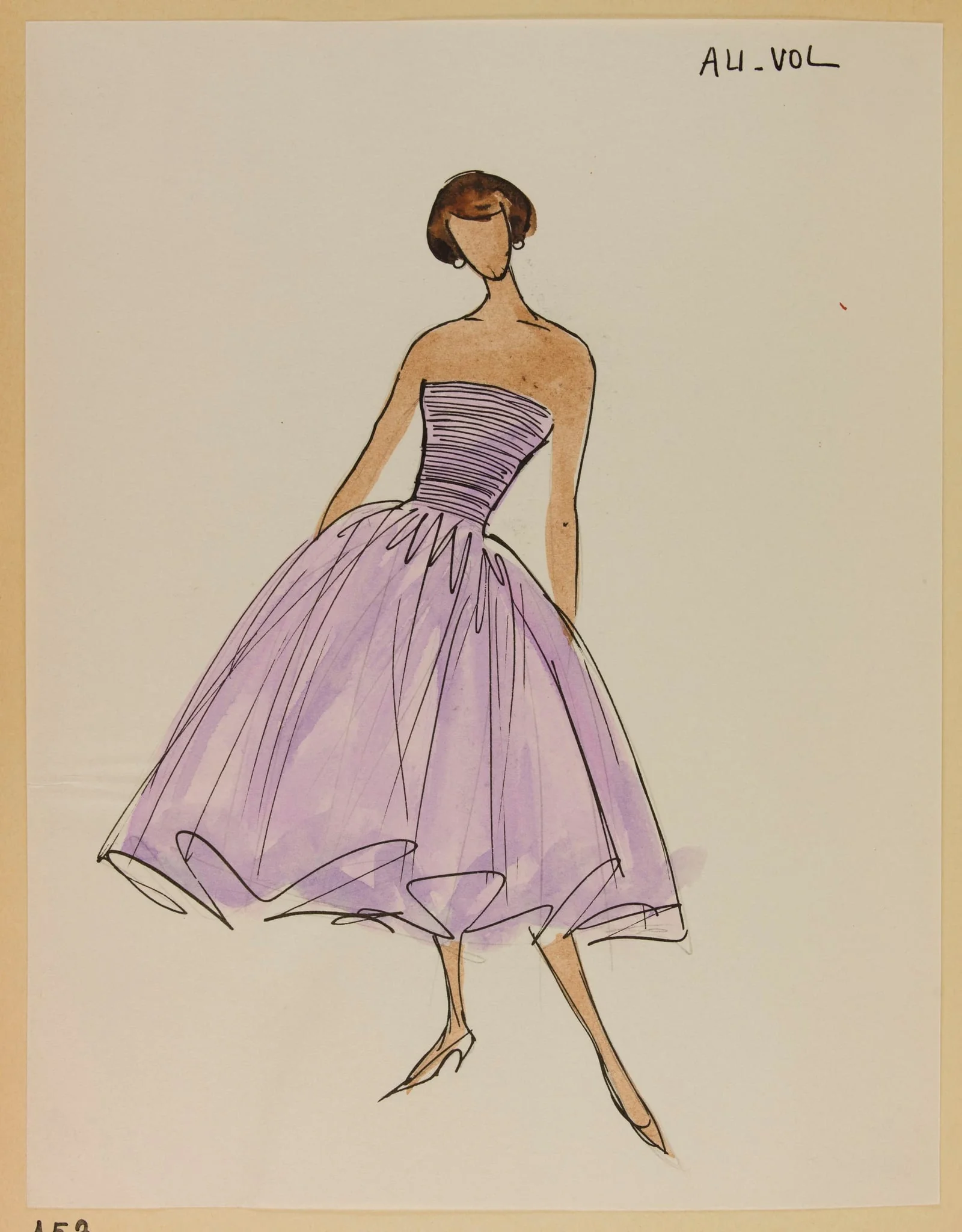 Au vol, by Carven, 1955