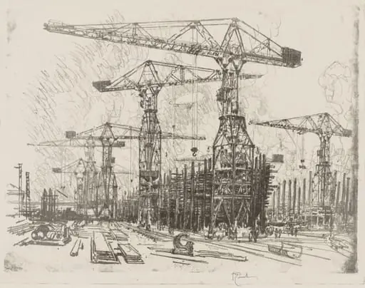 English War Work:  The Old Shipyard