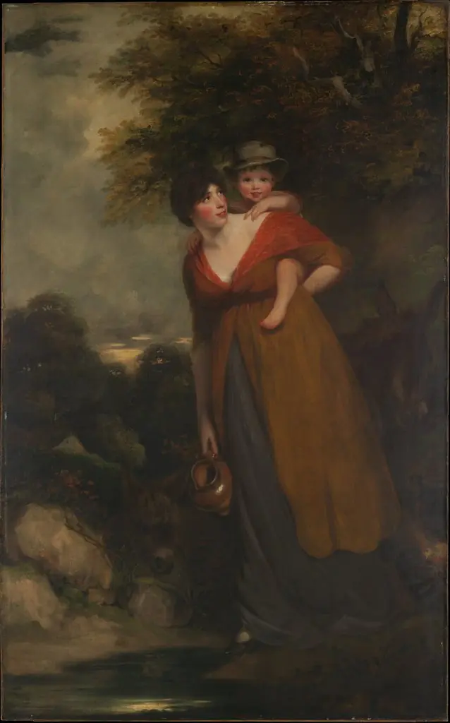 Mrs. Richard Brinsley Sheridan (Hester Jane Ogle, 1775/76–1817) and Her Son (Charles Brinsley Sheridan, 1796–1843)