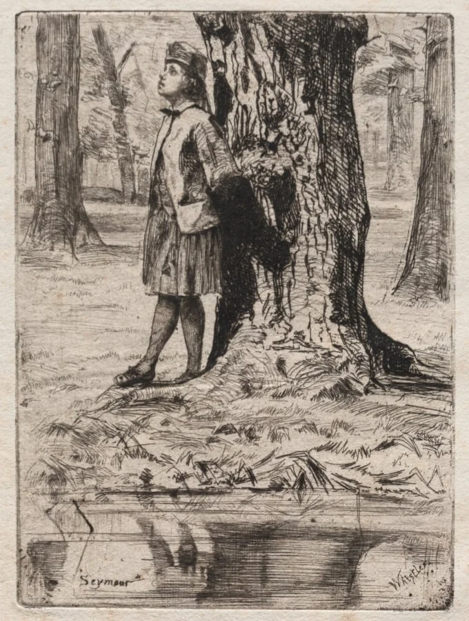 Seymour, by James McNeill Whistler, 1858