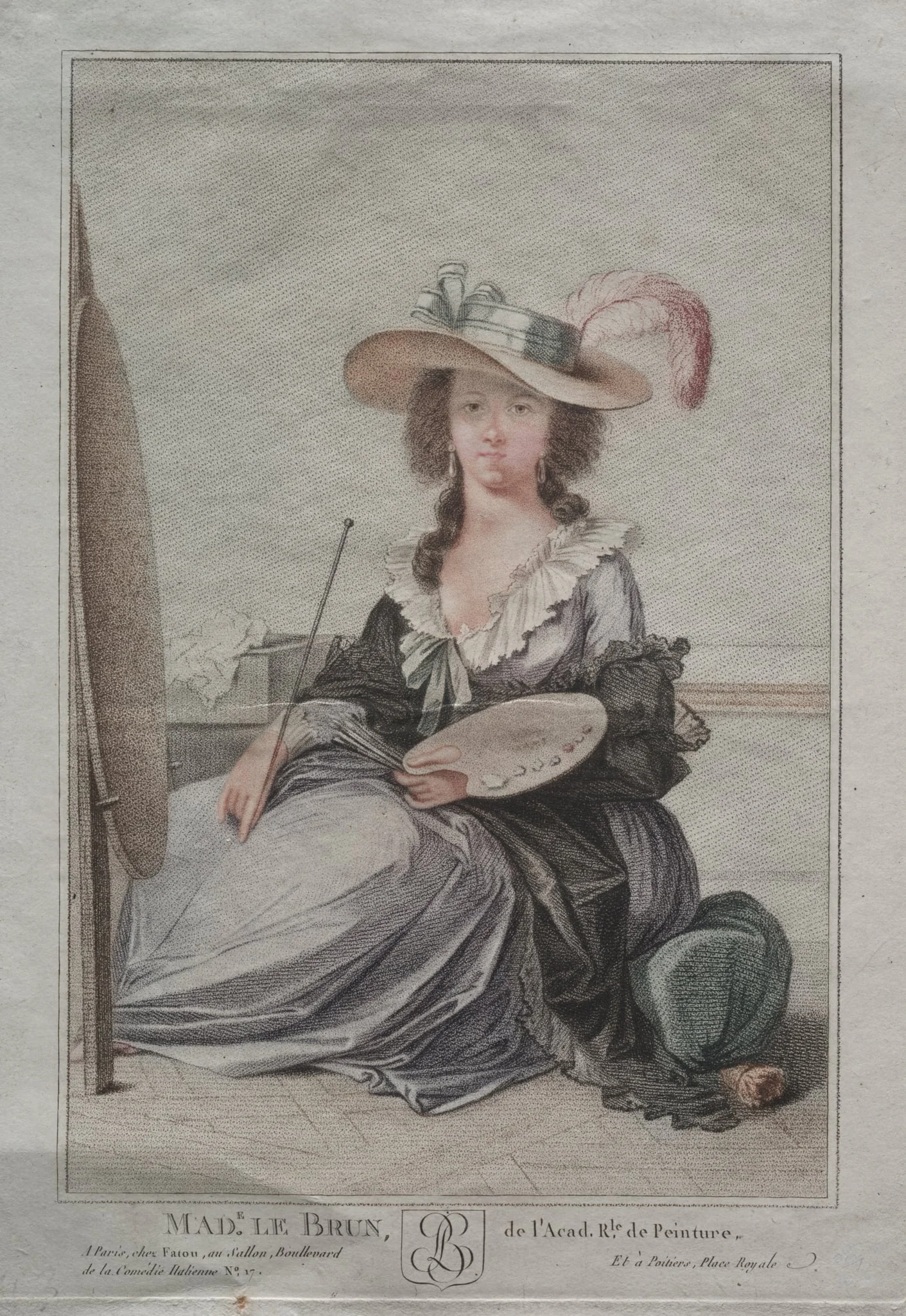 Mme Vigée Lebrun, by Unknown, 1800