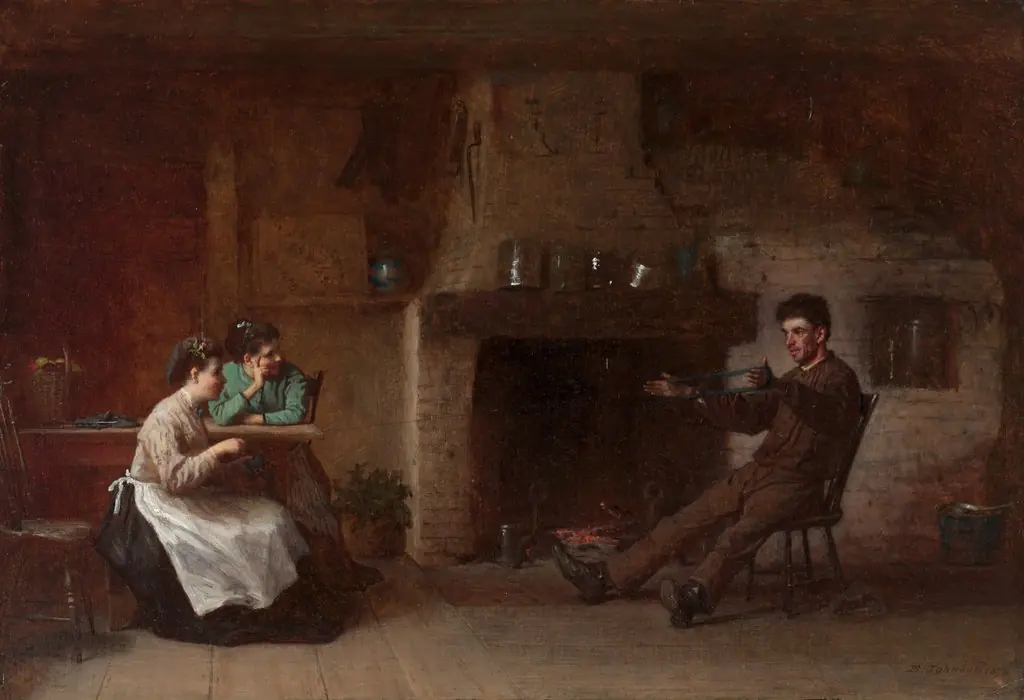 Winding Yarn (Interior of a Nantucket Kitchen)