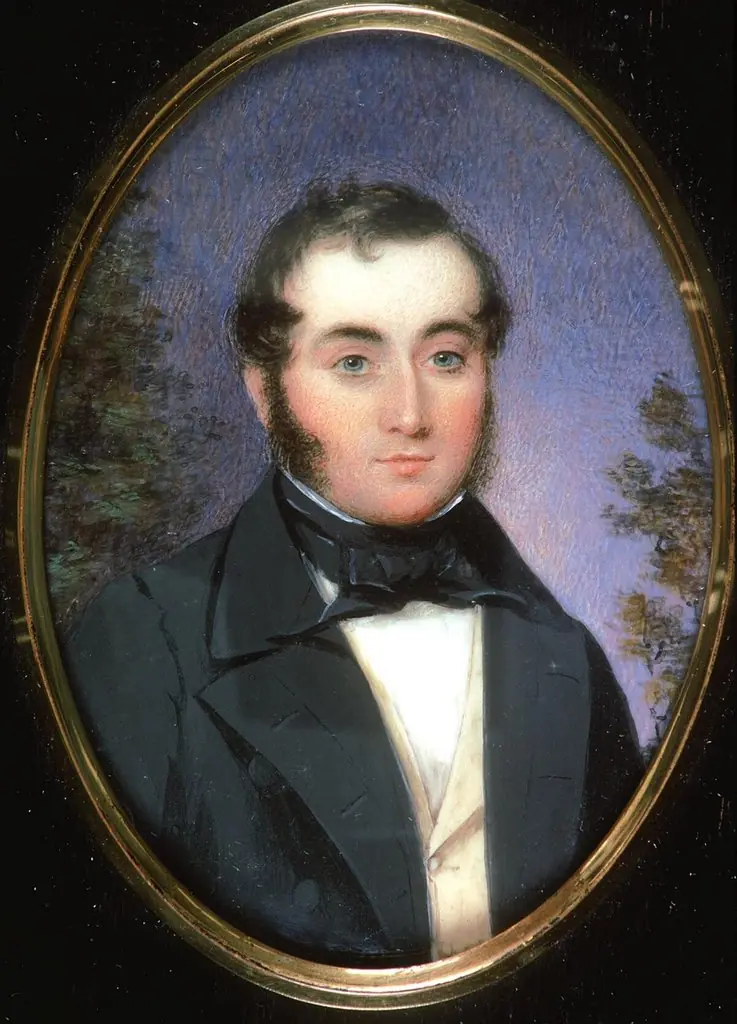 Gentleman in black coat