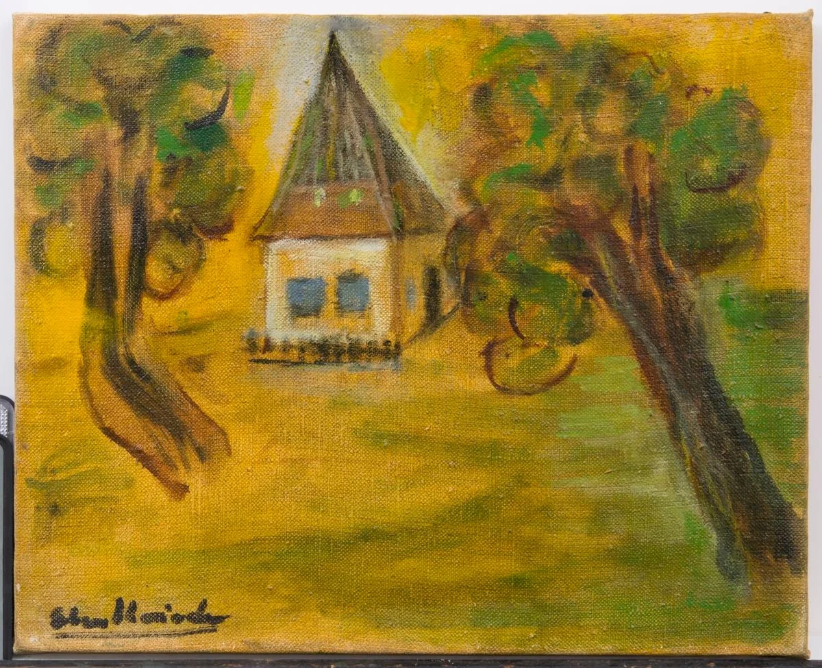 Casă la Muzeul Satului, by Micaela Eleutheriade, 1977
