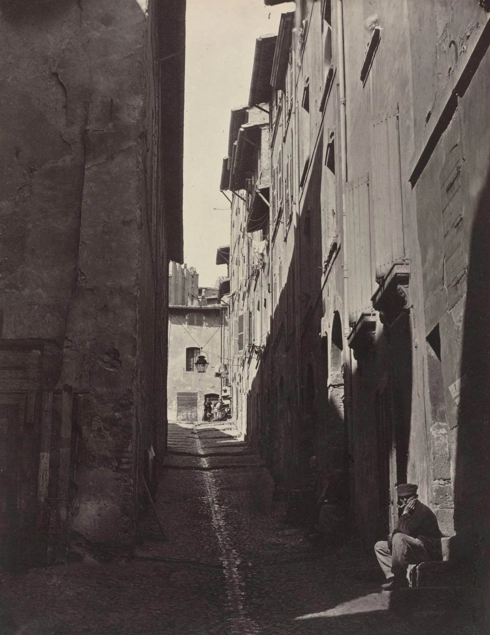 Renovation of the Old City of Marseille, Rue Caves de l'Oratoire, by Adolphe Terris, 1862