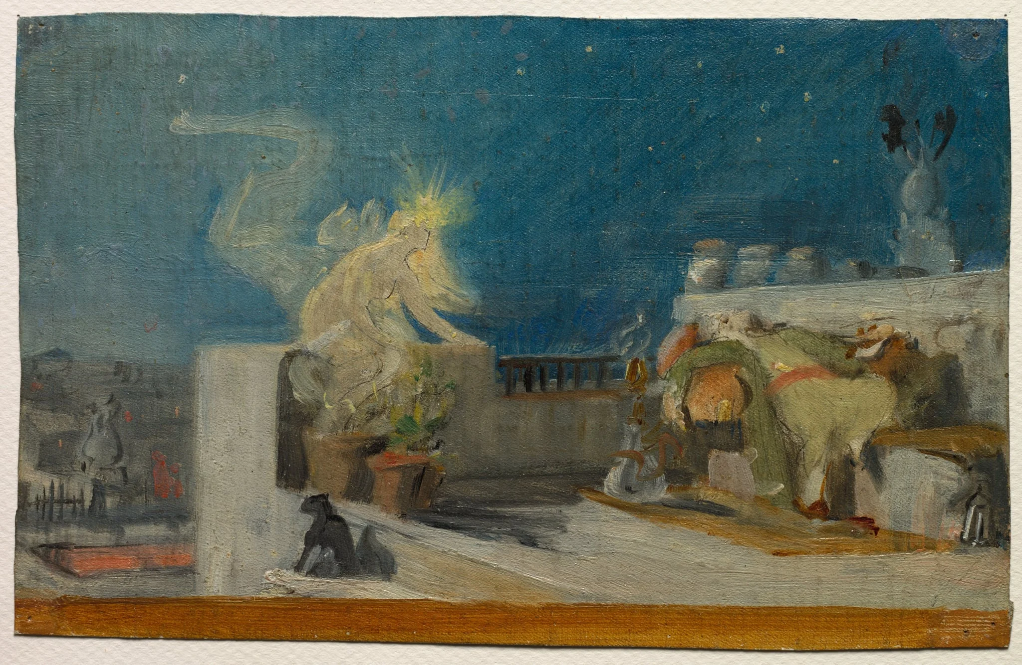 Sketch for "The Oriental Dream", by Jean-Jules-Antoine Lecomte du Nouÿ, unspecified, 1904