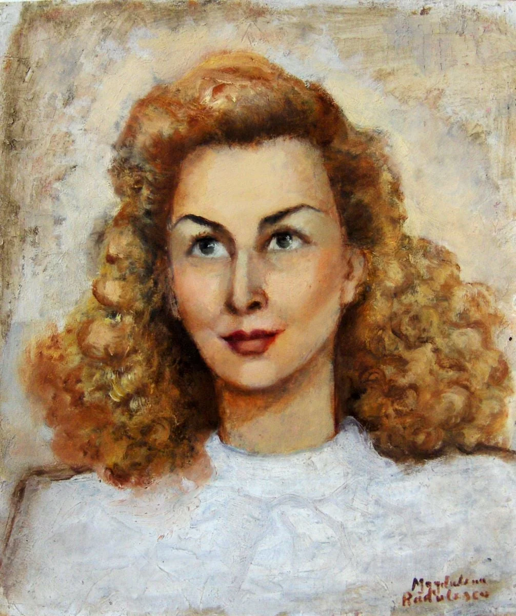 Portret (Cella Serghi), by Magdalena Rădulescu, unspecified, 1952