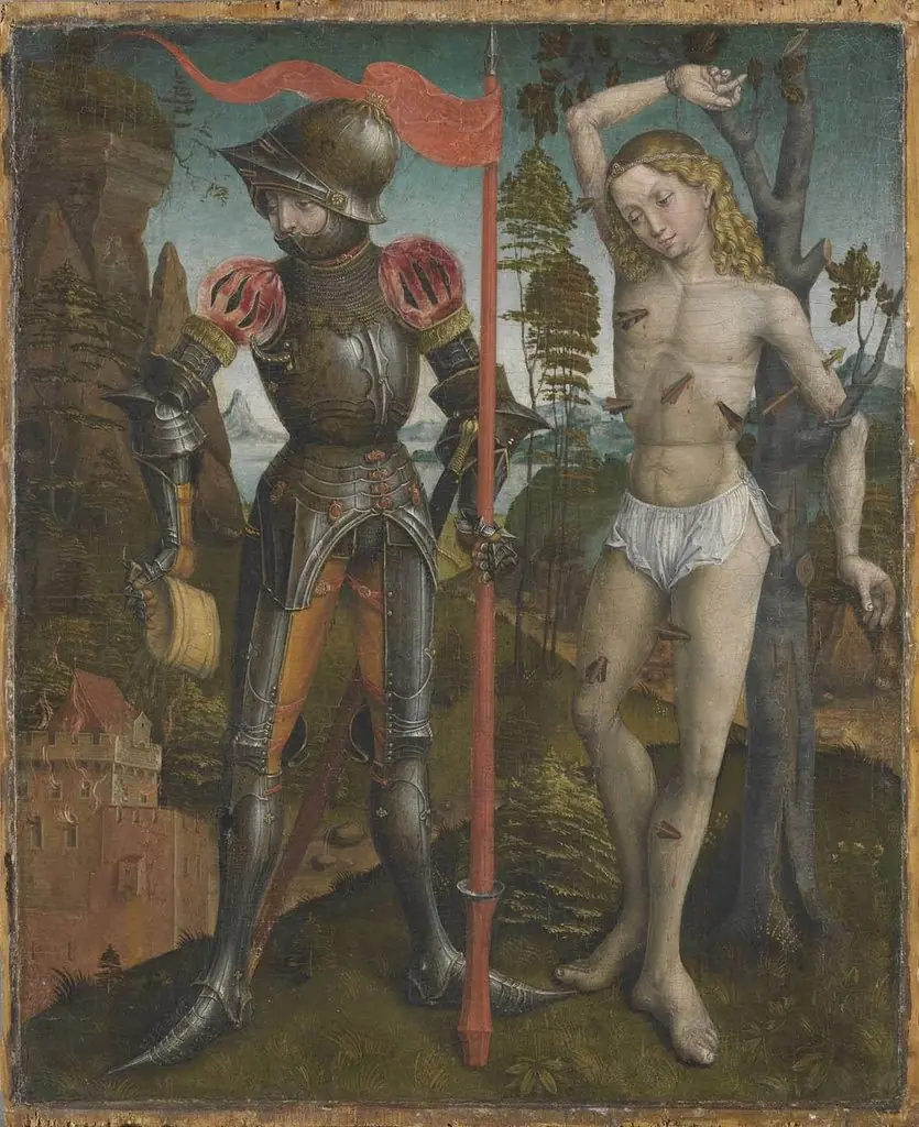 Die hll. Florian und Sebastian