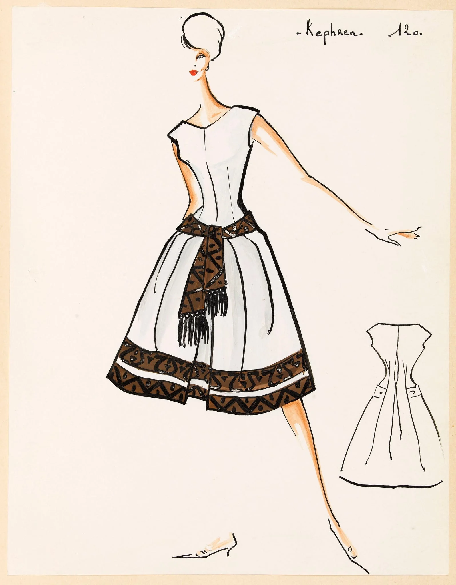 Kephren, by Carven, 1959