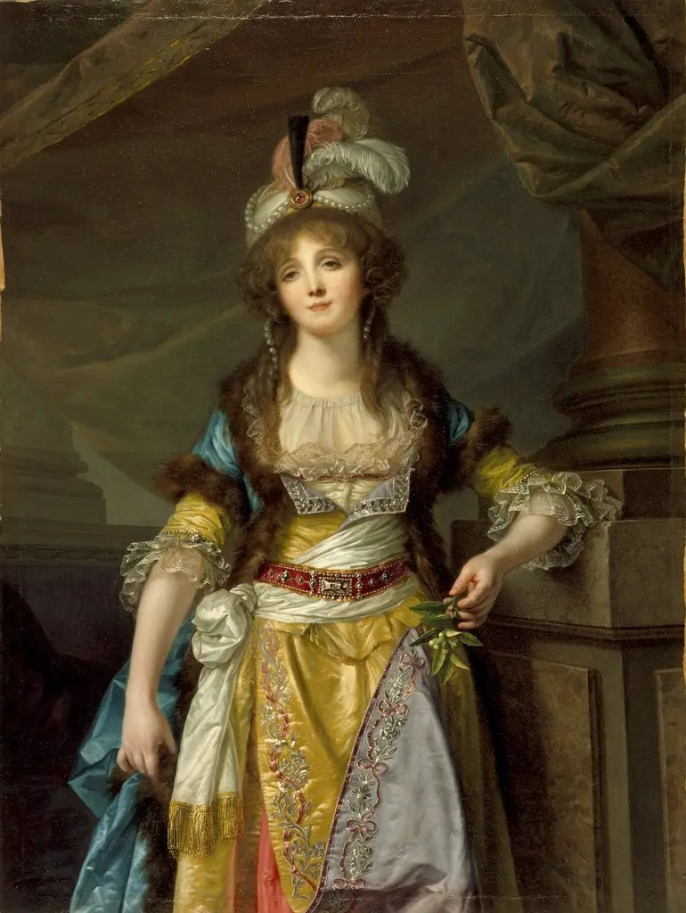 Portrait of a Lady in Turkish Fancy Dress