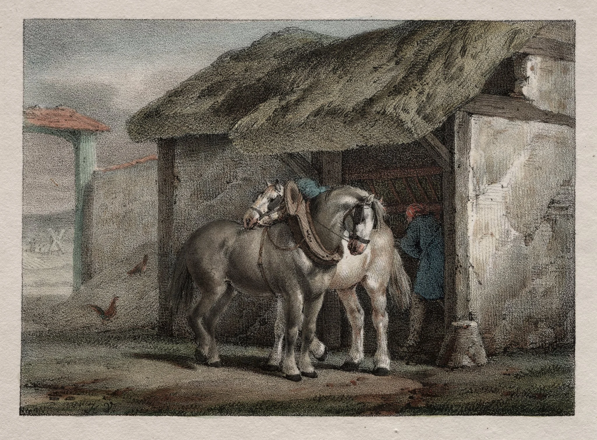 Farm Horse, by Horace Vernet, 1820