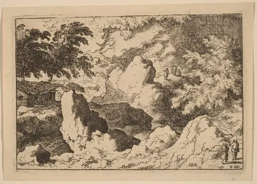 Three Men on a Rock