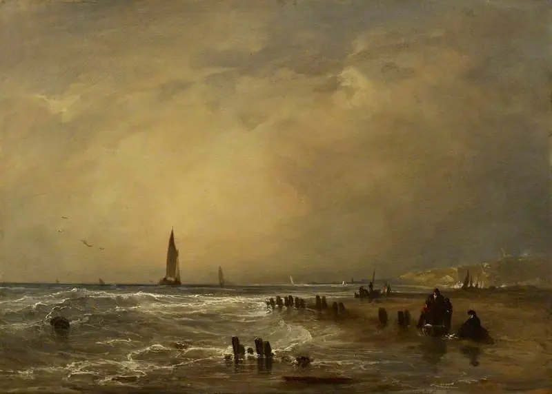 A Coastal Scene between Nieuport and Ostend