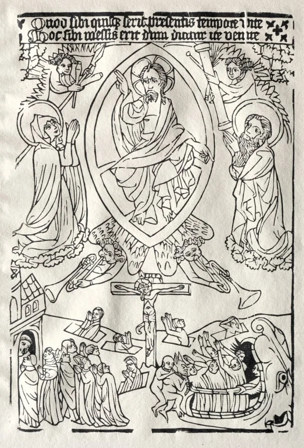 Das Jüngste Gericht, by Unknown, 1430