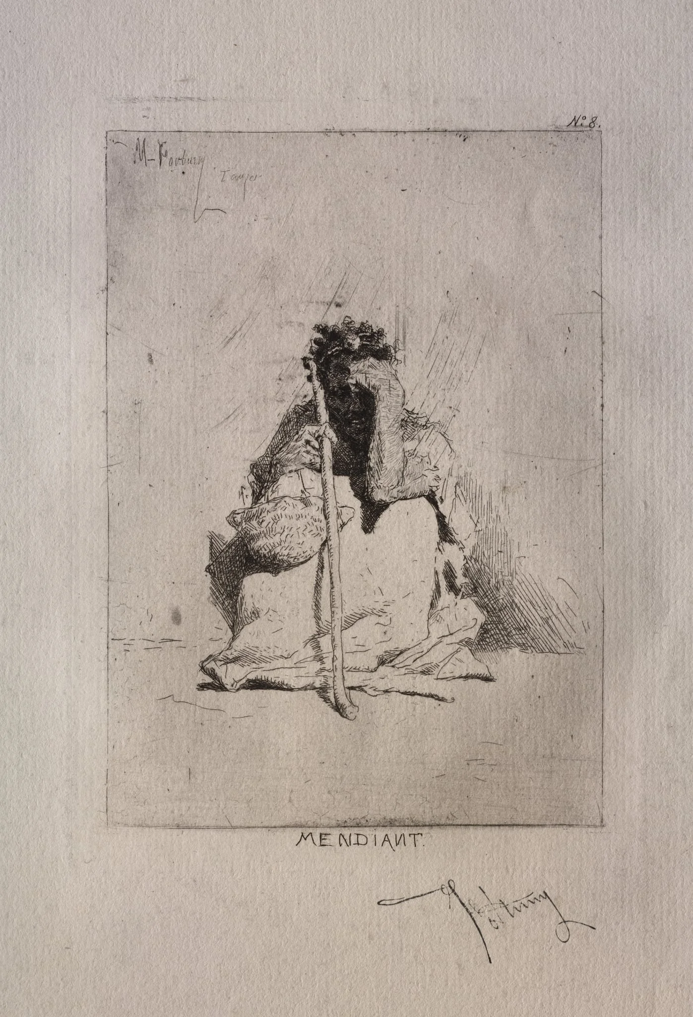 Beggar, by Mariano Fortuny Marsal, 1862