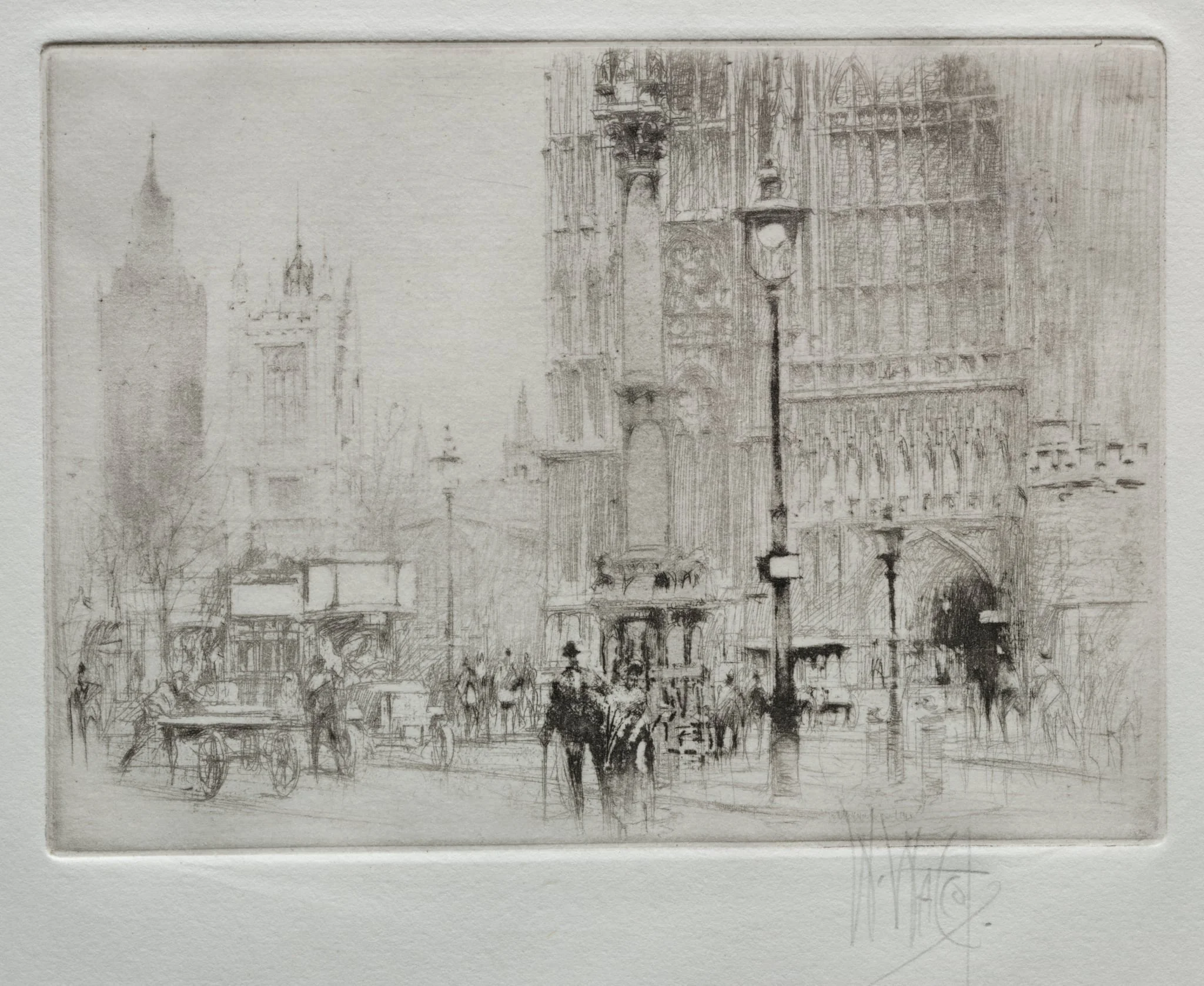 Westminster Abbey, by William Walcot, 1919