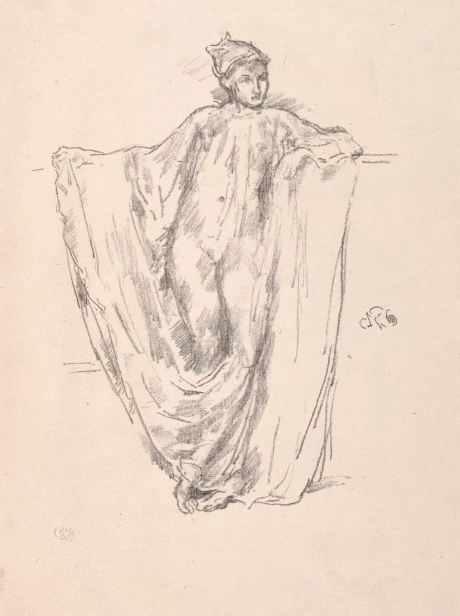 Figure Study, by James McNeill Whistler, 1894