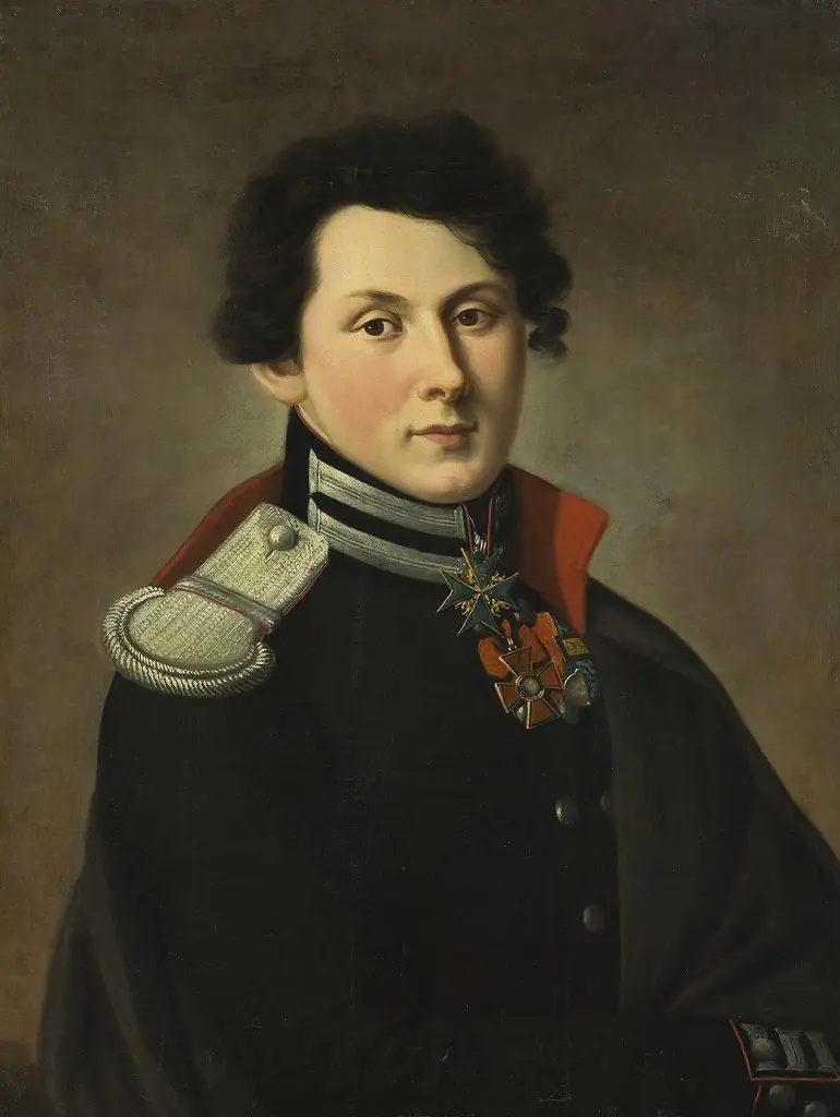 Portrait of Lieutenant V.A. Bibikov of the Corps of Engineers