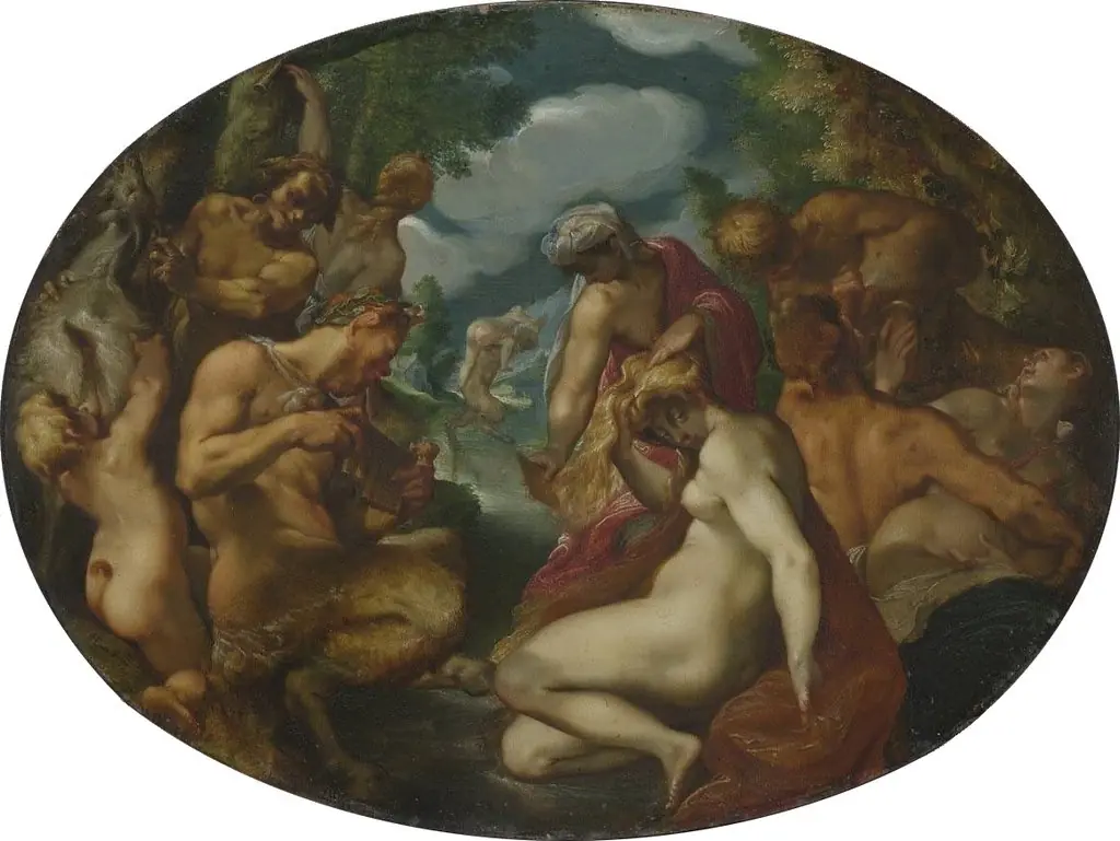 Satyrs and nymphs