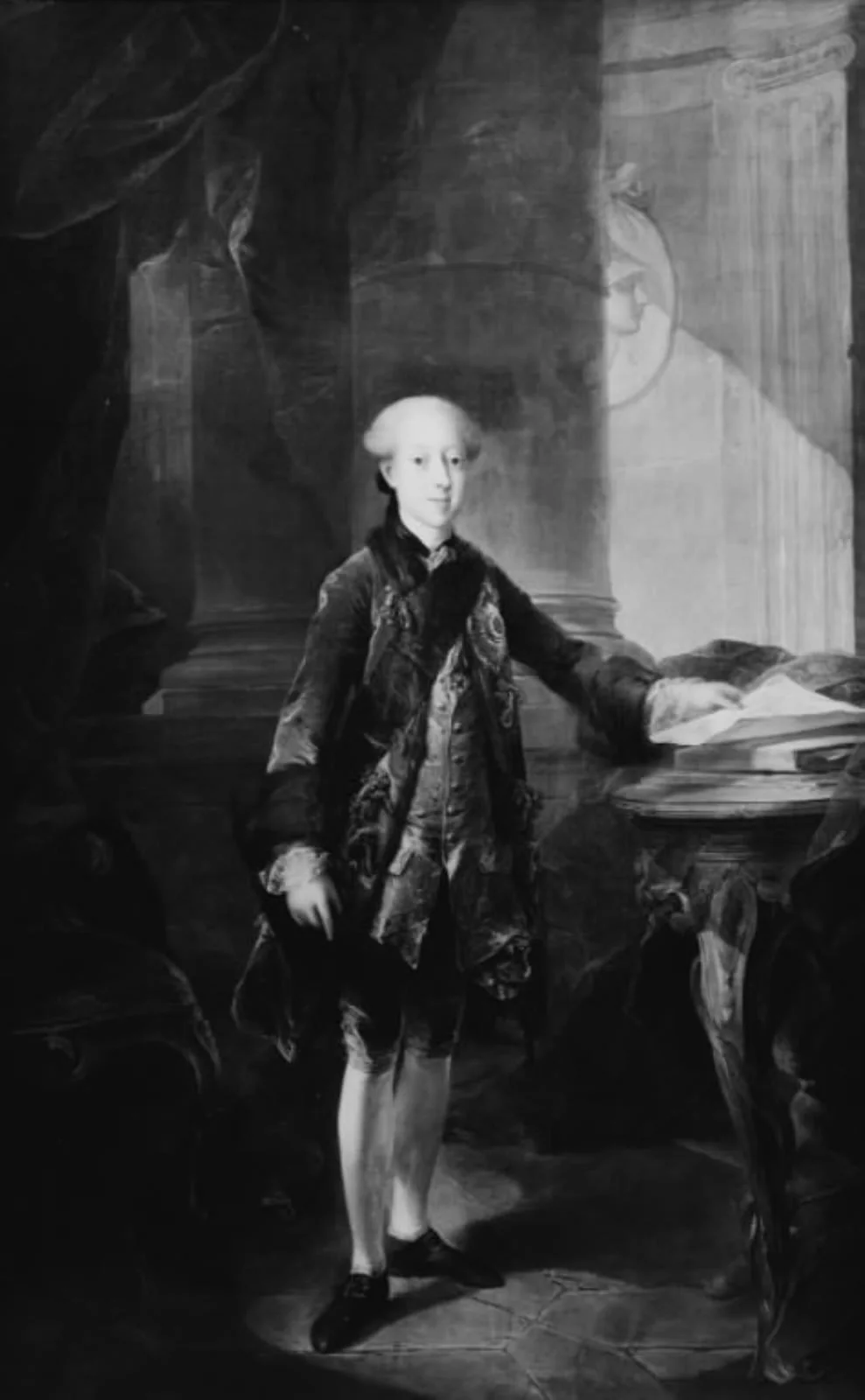 Portræt af Christian VII som kronprins, by Unknown, 1762