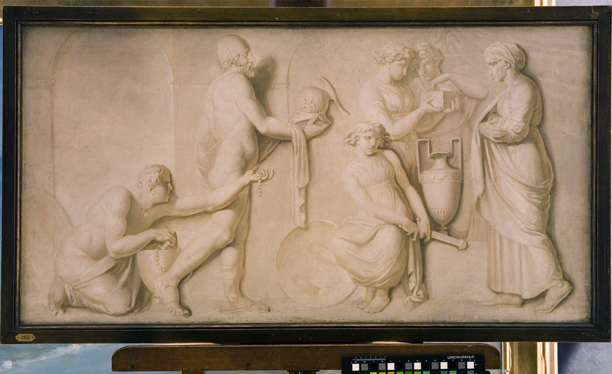 Achilles and the Daughters of Lycomedes, by Unknown, 1796