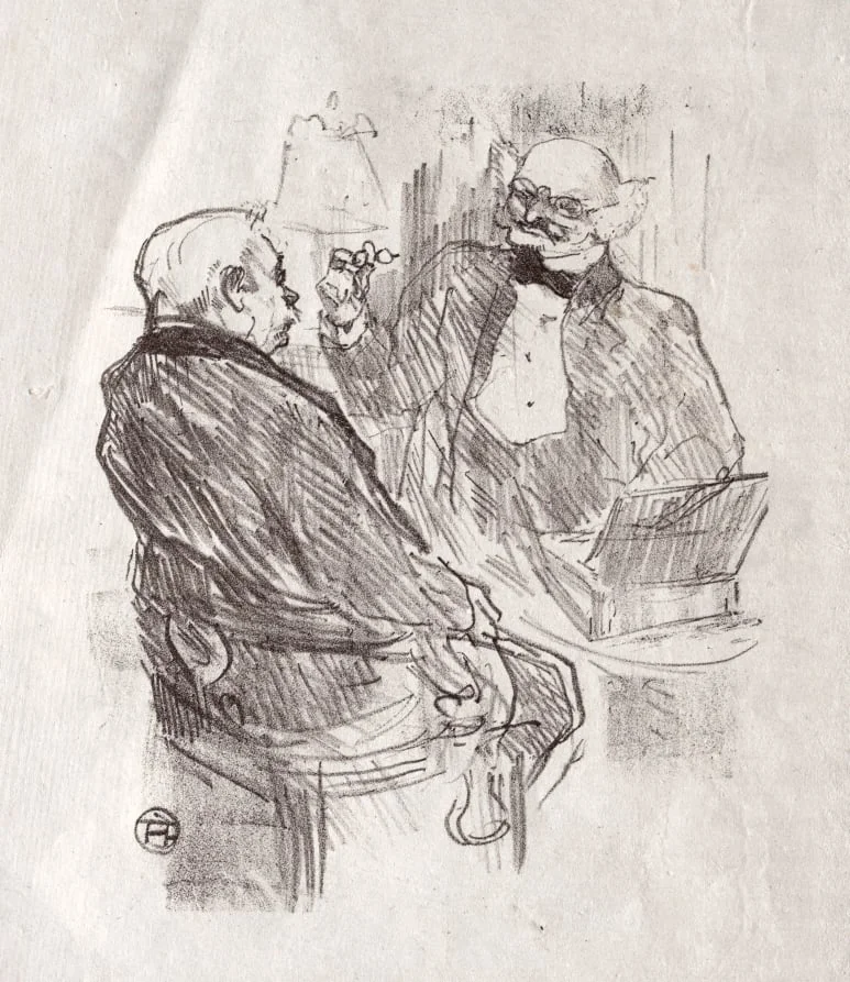 Au pied du Sinaï:  Georges Clemenceau et L'Oculiste Mayer