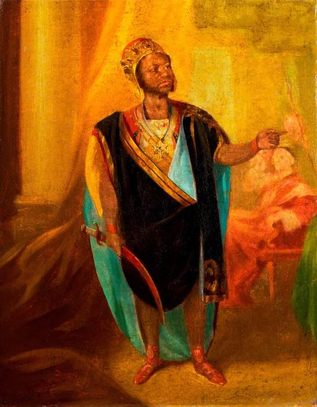 Ira Aldridge (1807–1867), as Othello in 'Othello' by William Shakespeare