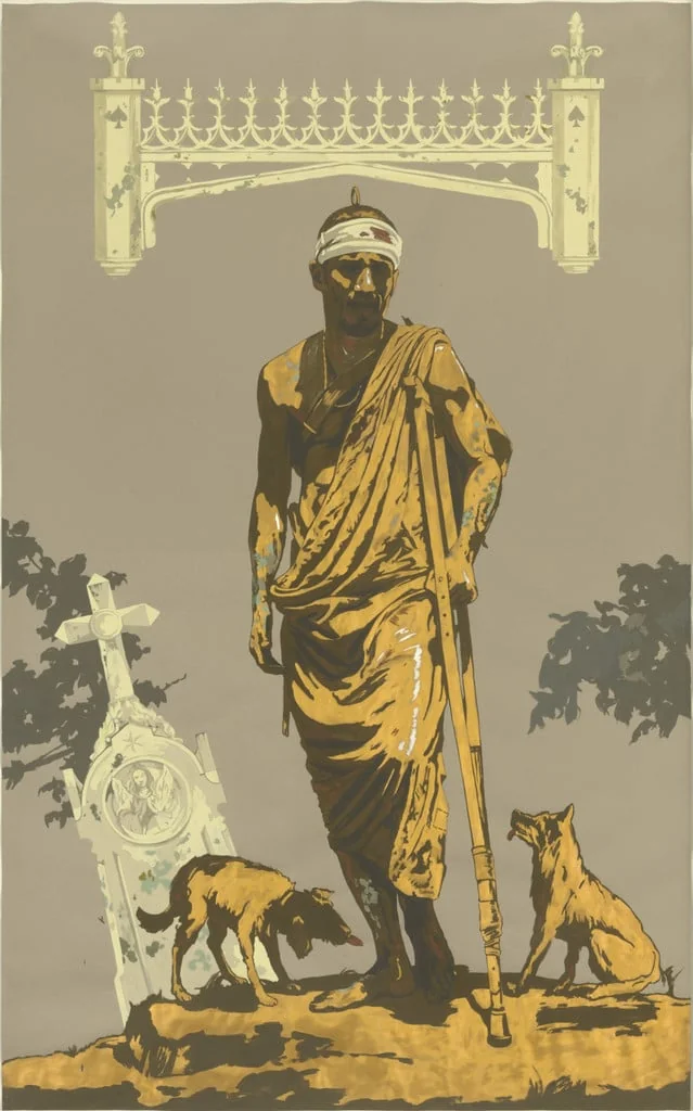 Untitled, by Matthew Benedict, gouache, 1997
