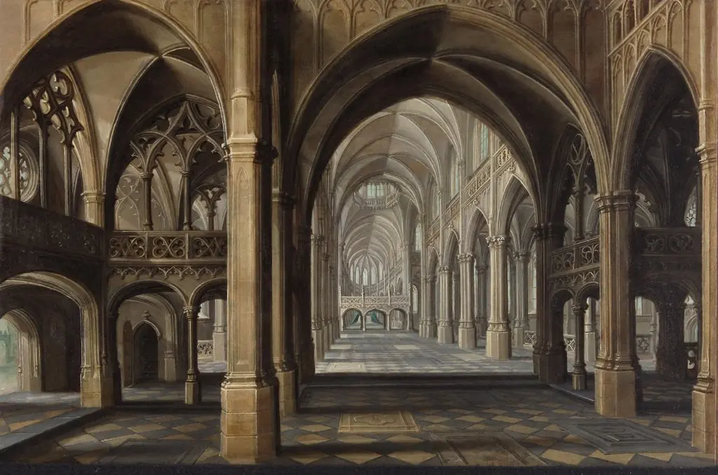 Interior of a Gothic Church