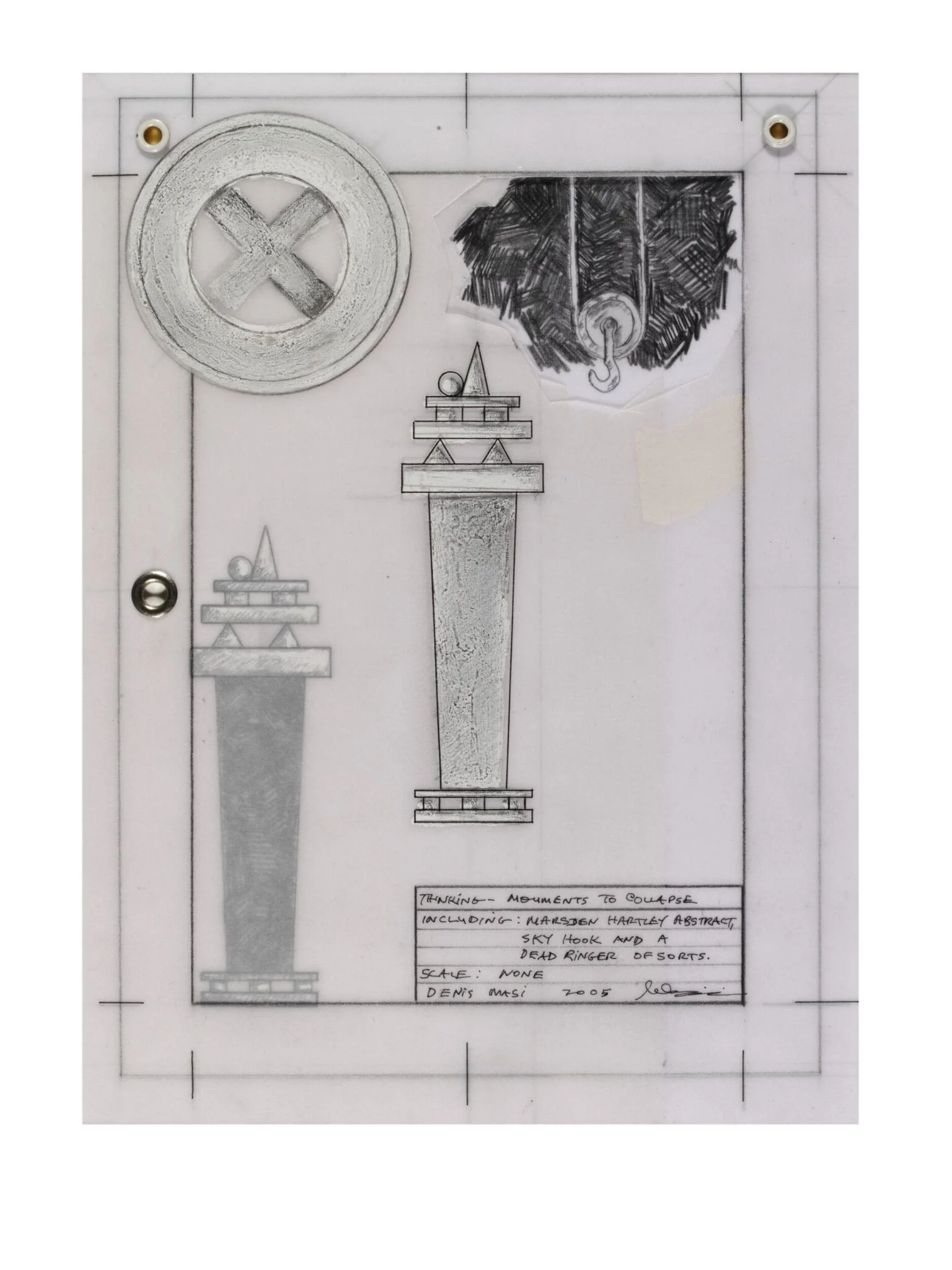Thinking - Monuments to Collapse, by Denis Masi, 2005