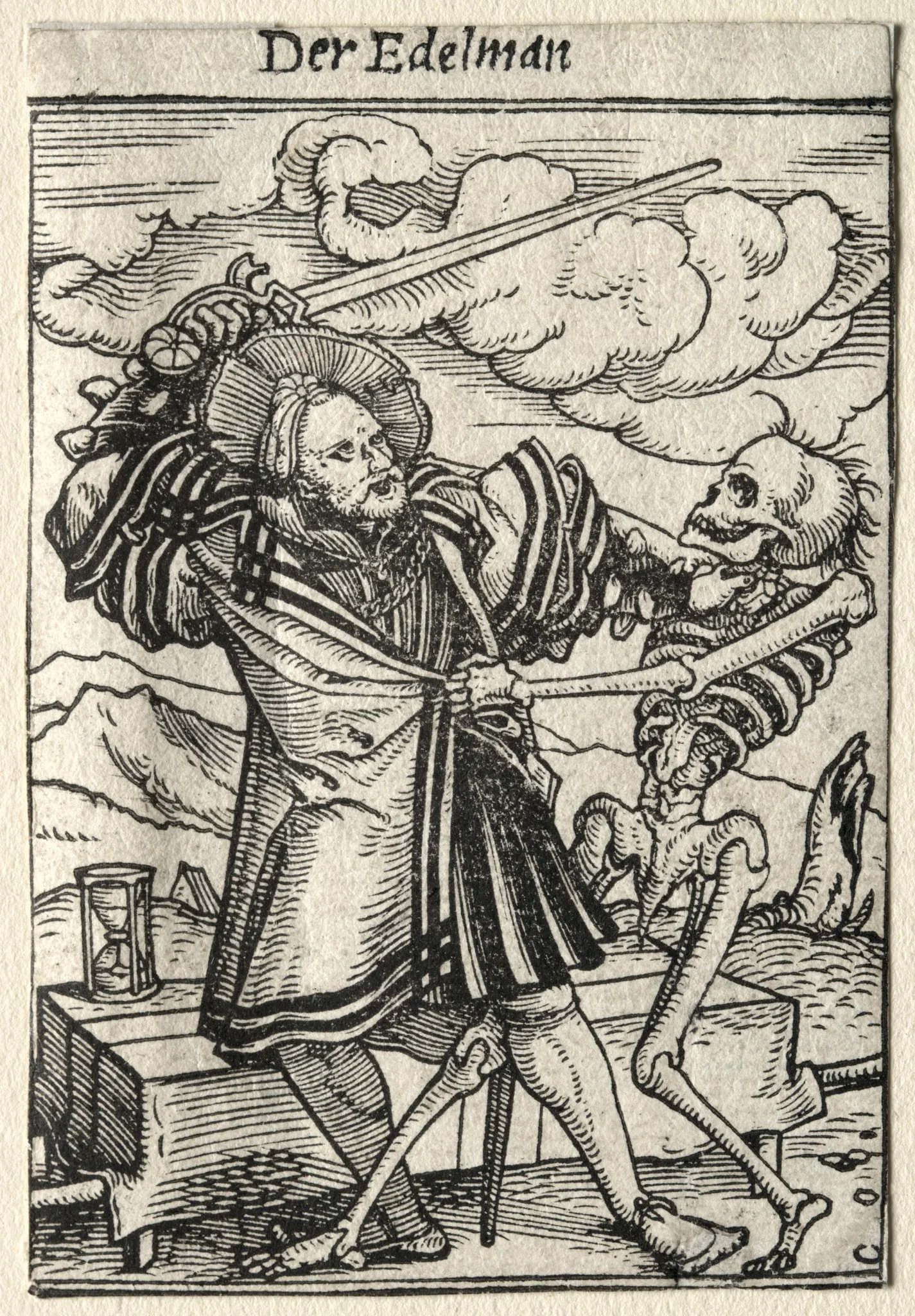 Dance of Death:  The Nobleman, by Hans Holbein the Younger, 1526