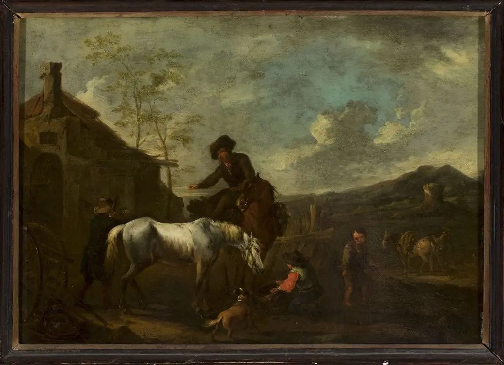 Watering the horses