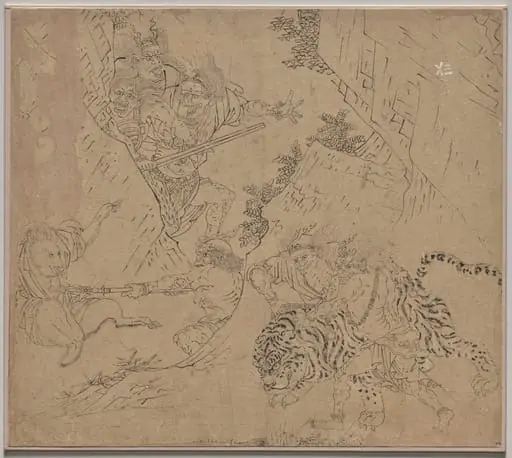 Album of Daoist and Buddhist Themes: Search the Mountain: Leaf 43
