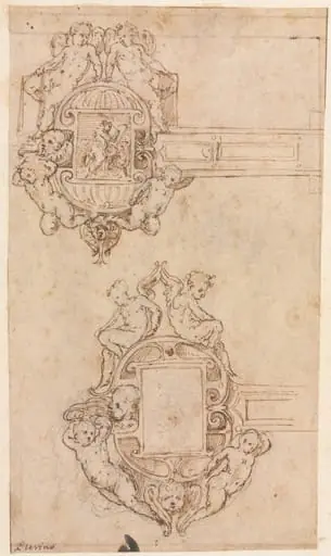 Design for Decorative Hinges (recto)