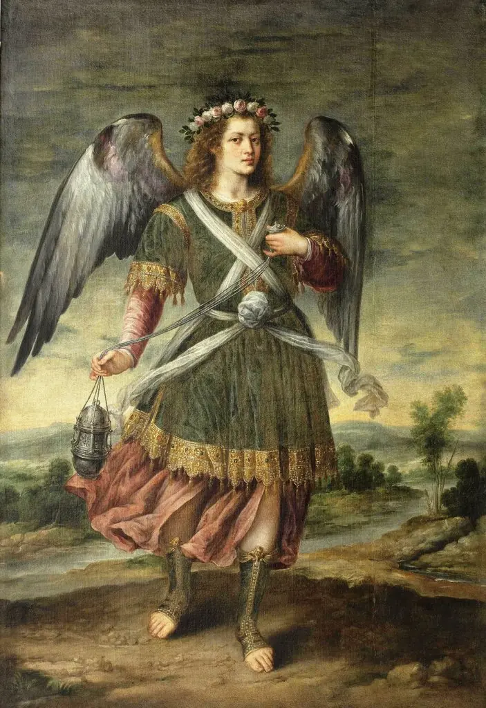 Archangel Seatiel with a censer