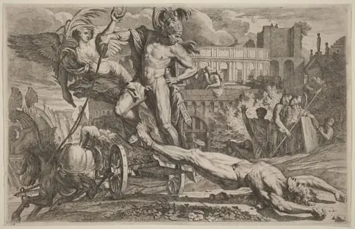 Achilles Dragging the Body of Hector