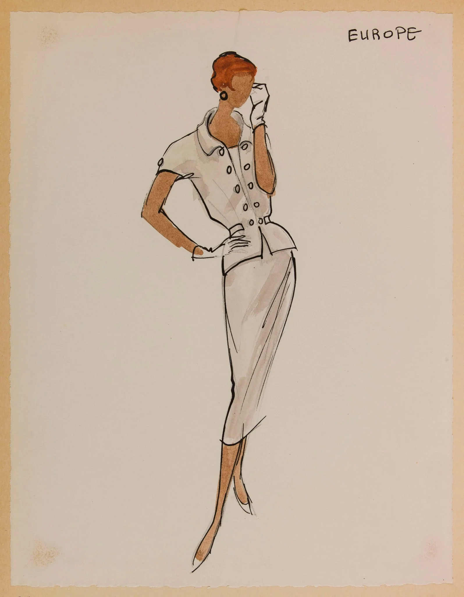 Europe, by Marie-Louise Carven, 1956
