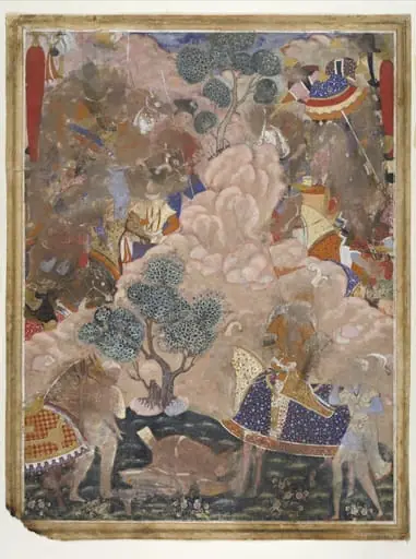 Hamza receives an envoy of Qitanush Shah