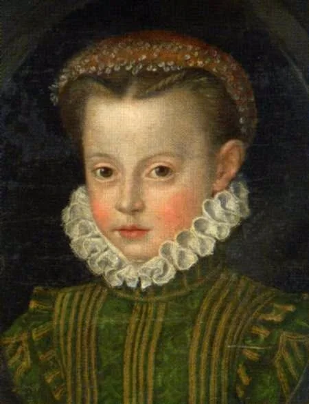 Portrait of Elisabeth of Austria (1554-1592)., by Giulio Licinio, oil, 1560
