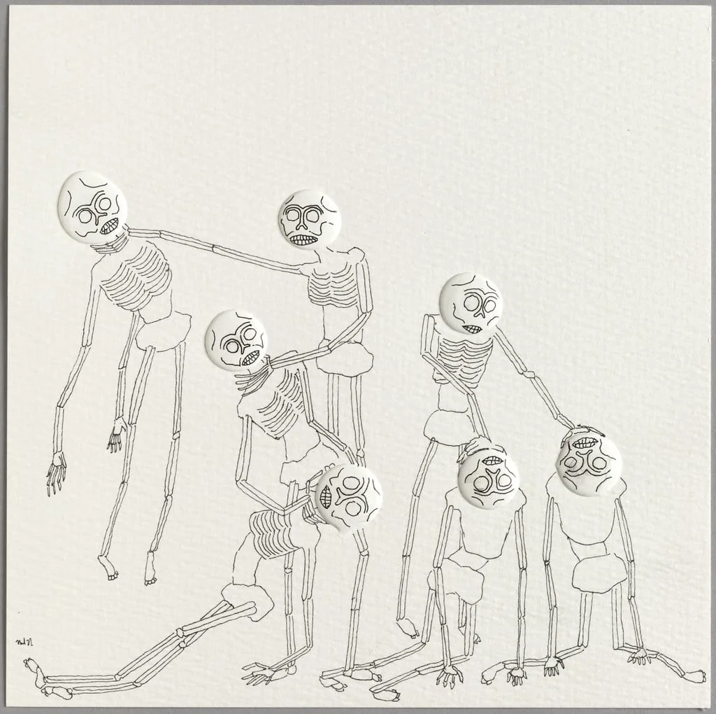 Untitled, by Neil Farber, gouache, 2003