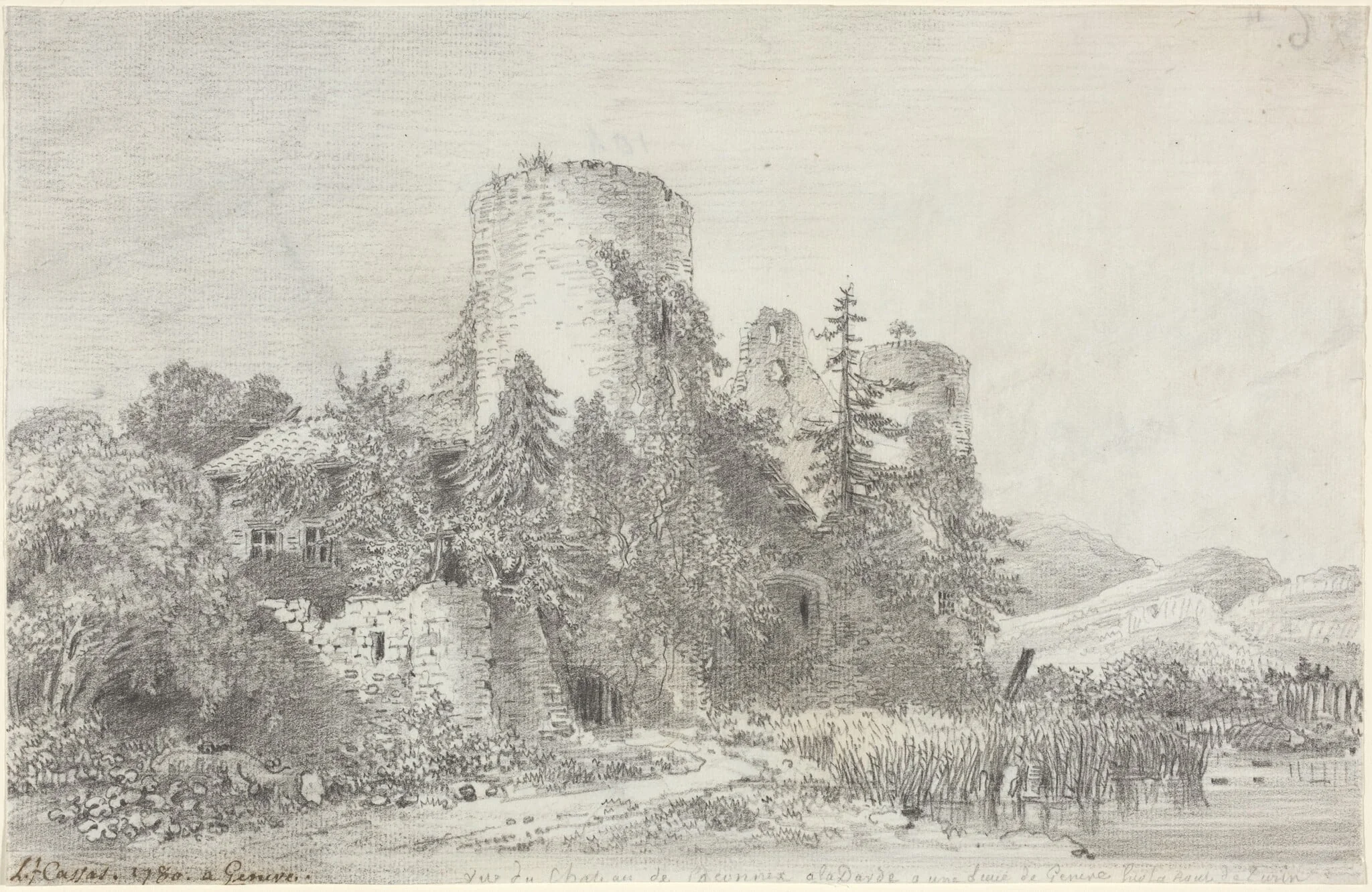 Vue du Chateau de Saconnex