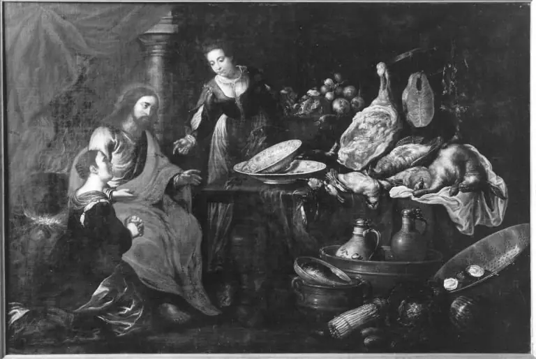 Christus bei Maria und Martha (?)