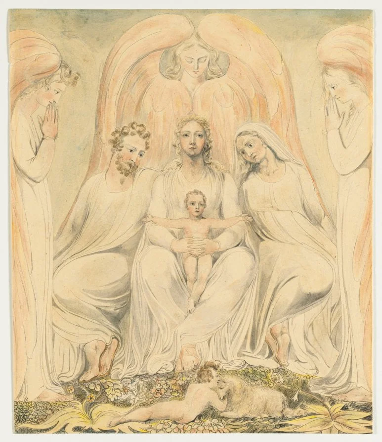 The Holy Family (Christ in the Lap of Truth), by William Blake, 1805
