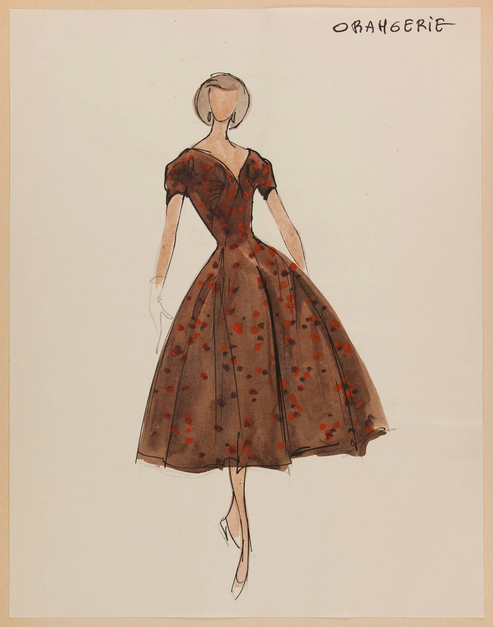 Orangerie, by Carven, 1955