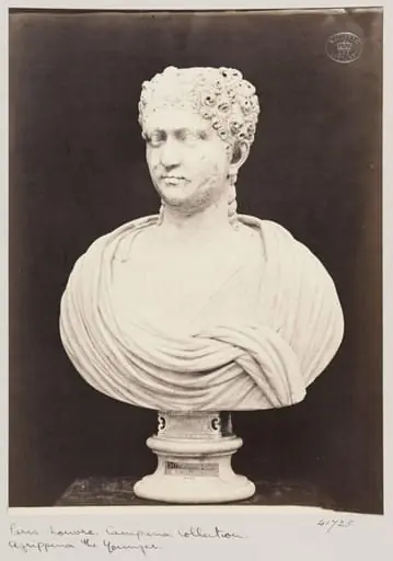 Marble bust of Agrippine the younger