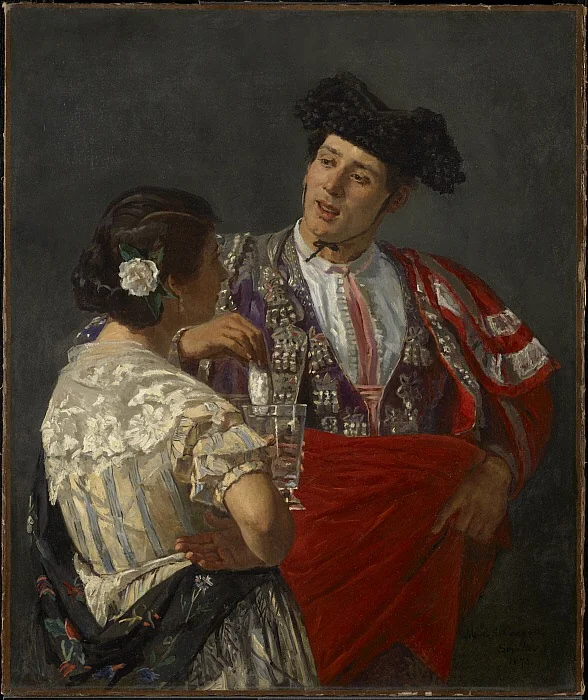 Offering the Panal to the Bullfighter, by Mary Cassatt, oil, 1873