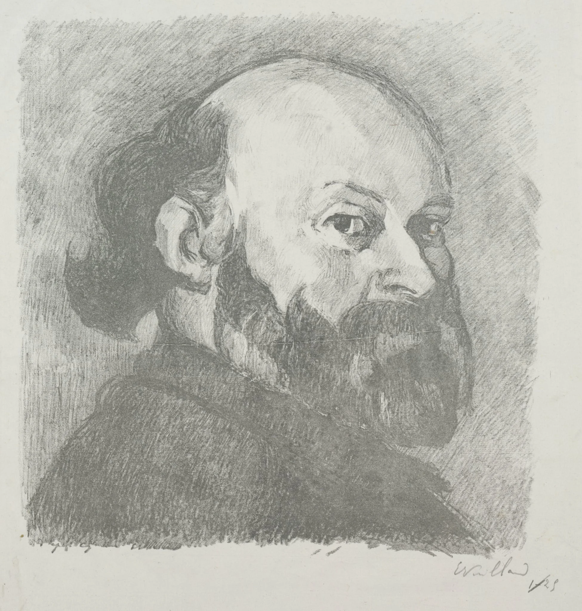 Paul Cézanne, by Édouard Vuillard, 1914
