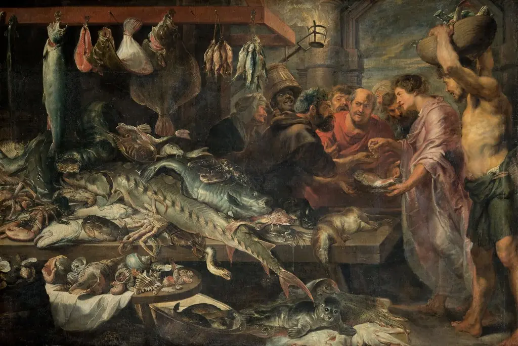 Fish market (Tribute Money?)